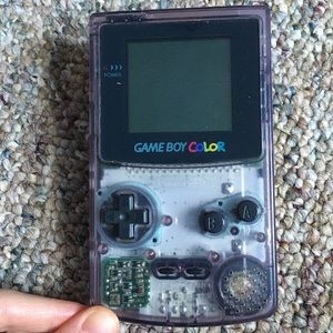 Game Boy Color Atomic Purple Tested Working Nintendo